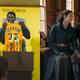 John C. Reilly, Quincy Isaiah in Winning Time; Caitriona Balfe, Sam Heughan in Outlander season 6